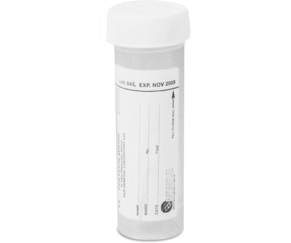 Urine Specimen Flask 60ml, 1pce