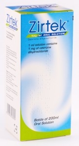 Cetirizine liquid 1mg/ml oral solution 200ml, 1pce