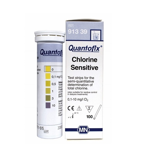 Quantofix Chlorine teststicks box, 100pcs