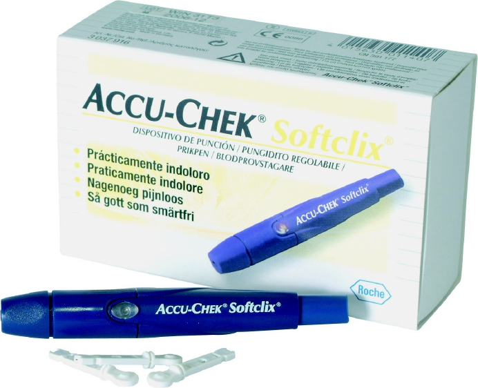 Accu-chek Softclix device&lancet, 25pcs