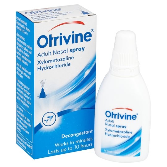 Otrivine adult nasal spray 10ml UK, 1pce