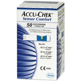 Accu-chek Sensor comf strips, 50pcs