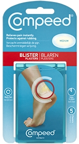 Compeed  blister plaster M 4,2x6,8cm, 5pcs