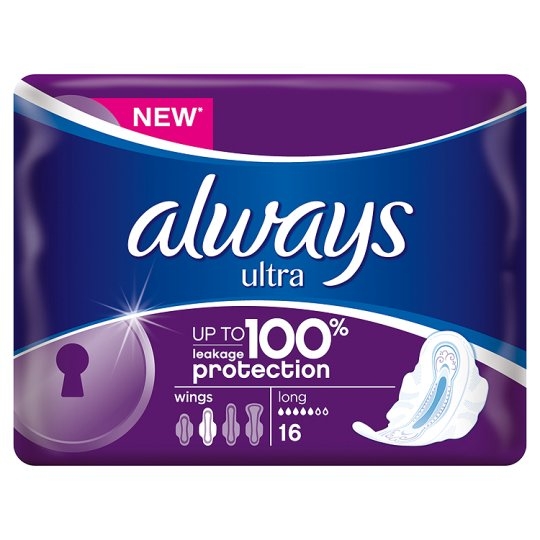 Sanitary napkins Allways ultra long, 16pcs