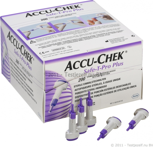 Accu-chek Safe T-Pro plus lancet, 200pcs