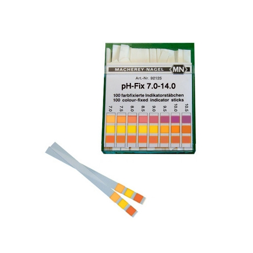 PH test paper strips 7.0-14.0, 100 pieces