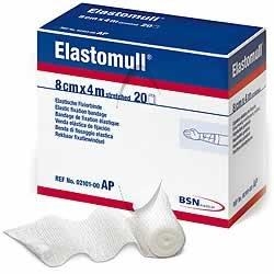 Elastomull bandage 4mx8cm cocellated, 1pce