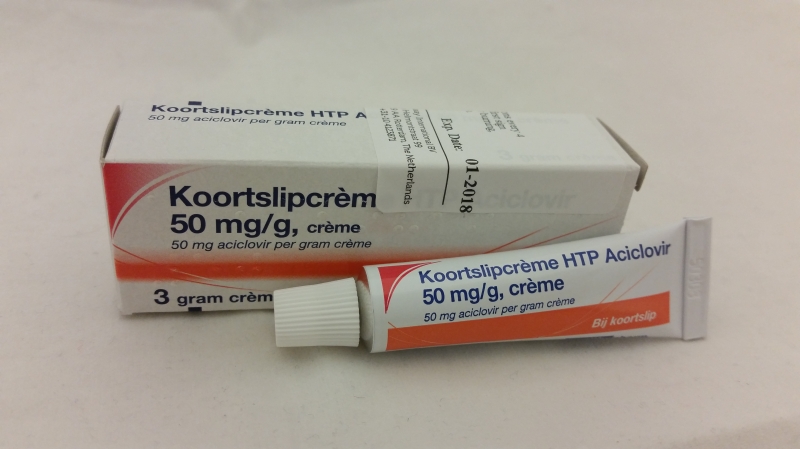 Aciclovir 50mg/g lipcream 3g, 1pce