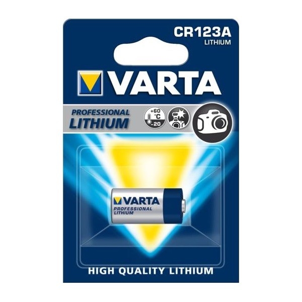 Battery Lithium 3V Professional CR123A, 1pce