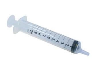 Syringe without needle 10ml, 1pce