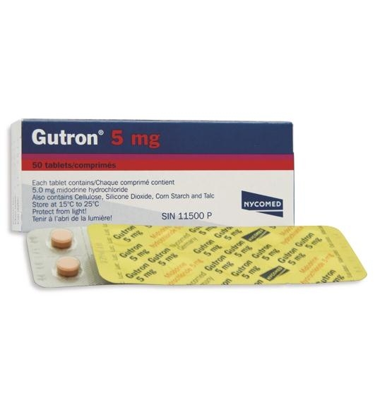 Gutron 5mg tablet, 50 pieces
