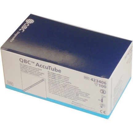 QBC Accu-tubes, 100pcs