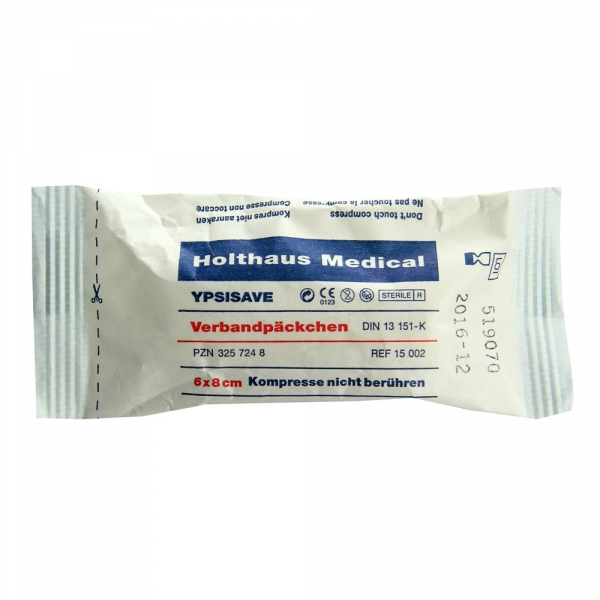 First Aid Bandage German small No.1 6x8cm, 1pce
