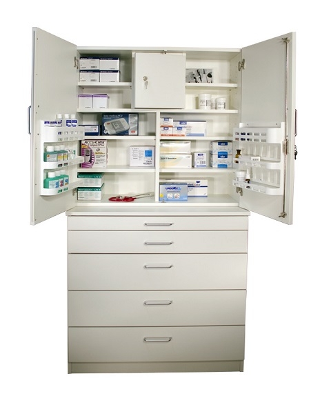 Medication & dressing material cabinet