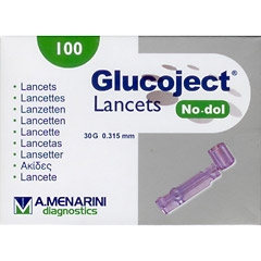 Glucoject Lancets, 100pcs
