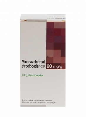 Miconazole 20mg/g powder 20g, 1pce
