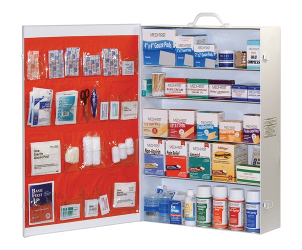 First Aid Cabinet 5 Shelf 75x60x25cm, 1pce