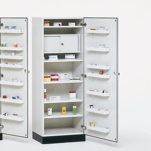 Medicines cupboard left-handed hinges, 1pce