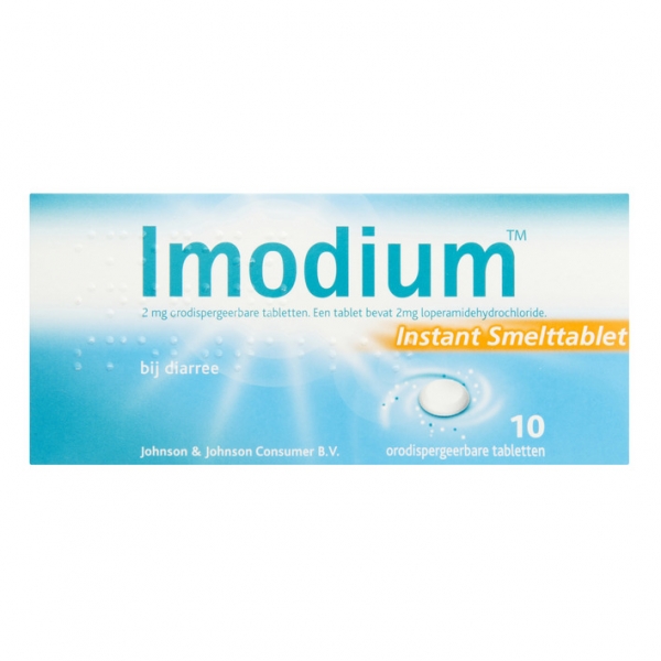 Imodium 2mg melting tablet, 10pcs