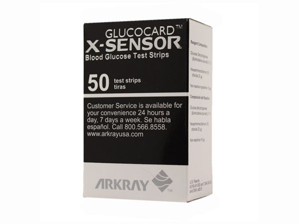 Glucocard X-meter Sensor strips, 50 pieces