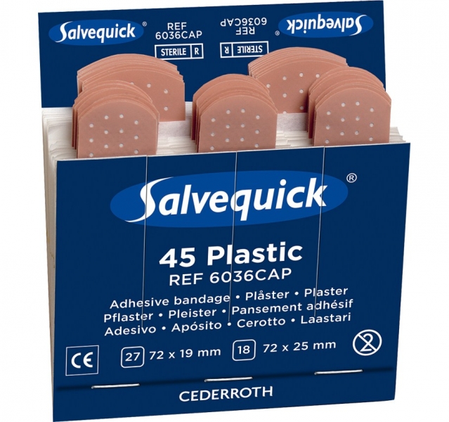 Salvequick plaster dispenser detectable, 1pce