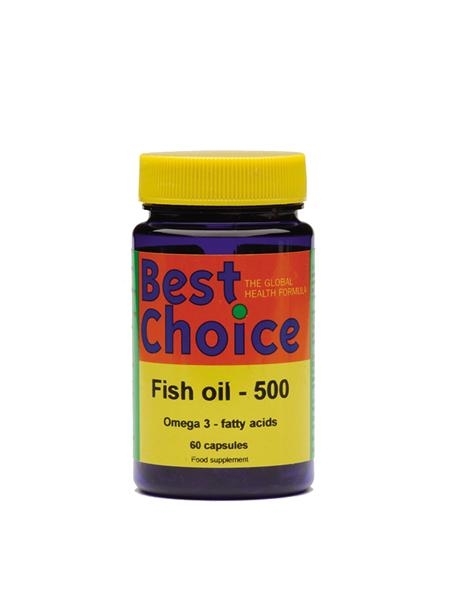 BestChoise Fish oil 500mg, 60 capsules