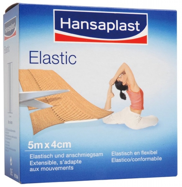 Hansaplast Elastic 5mx4cm, 1pce