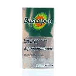 Buscopan 10mg suppository adult, 6pcs