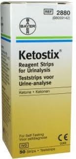 Ketostix Urine Testpaper, 50pcs