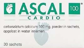 Ascal Cardio sachet 100mg, 30 pieces