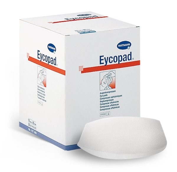 Eycopad eye pads 56X70 mm, 25 pieces