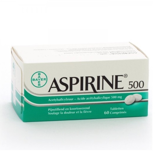 Aspirin 500mg tablet, 20pcs