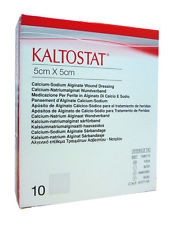 Kaltostat Wound Dressing 5x5cm, 10pcs